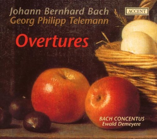 Bach J. B. / Telemann / Bach Concentus / Demeyere - Overtures - 2CD