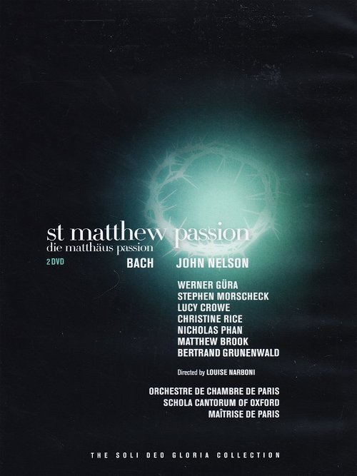 Bach / Orchestre De Chambre  / Nelson - St. Matthew Passion  - 2 DVD