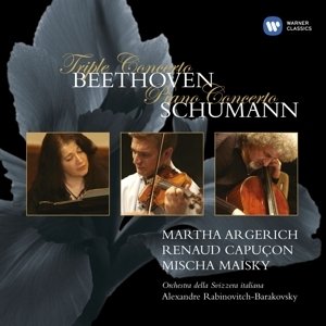 Beethoven / Schumann / Argerich / Capuçon / Maisky - Triple Concerto / Piano Concerto (CD)