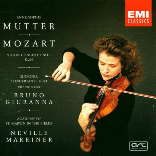 Mozart / Academy / Marriner / Mutter  - Violin Concerto KV 207 & Sinfonia Concertante KV 364 (CD)