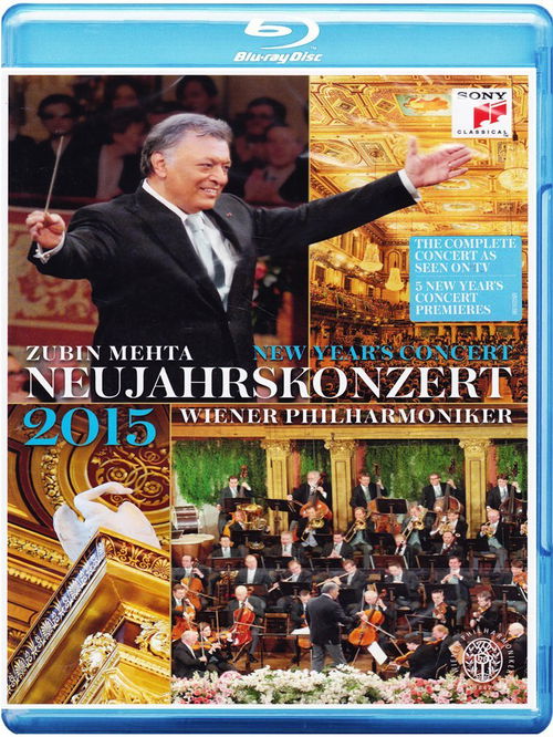 Wiener Philharmoniker / Zubin Mehta - New Year's Concert 2015 (Bluray)