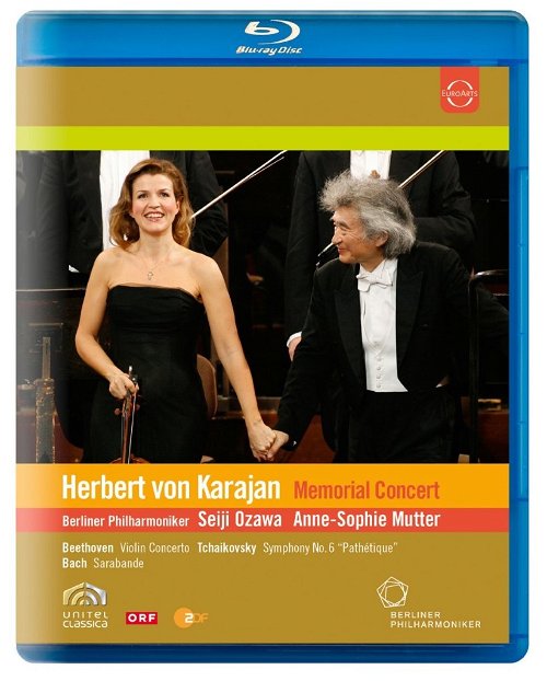 Anne-Sophie Mutter / Berliner Philharmoniker / Ozawa - Herbert Von Karajan Memorial Concert (Bluray)