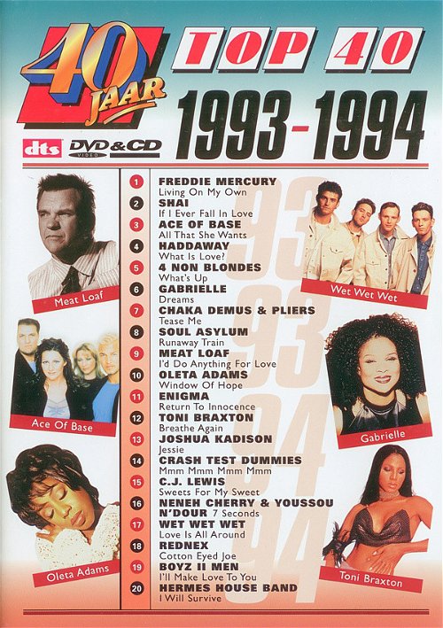 Various - 40 Jaar Top 40 - 1993-1994 (DVD)