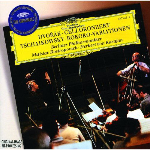 Dvorak / Tchaikovsky / Berliner Philharmoniker / Von Karajan / Rostropovich - Cello Concerto / Variations On A Rococo Theme (CD)