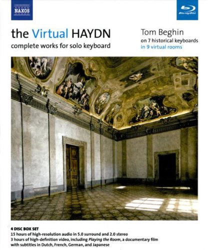 Haydn / Tom Beghin - Virtual Haydn - Works For Solo Keyboard + 3Bluray audio (Bluray)