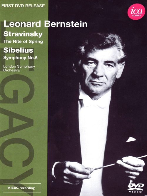 Stravinsky / Sibelius / London Symphony / Leonard Bernstein - Rite Of Spring / Symphony 5 (DVD)