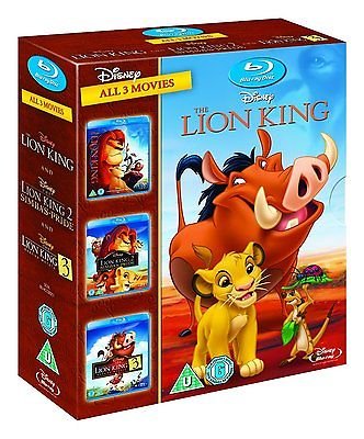 Animation - The Lion King Trilogy - 3 disks (Bluray)