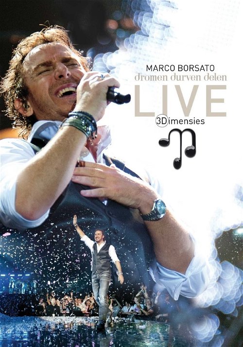 Marco Borsato - Dromen Durven Delen - Live - 3D Dimensies +2CD (Bluray)