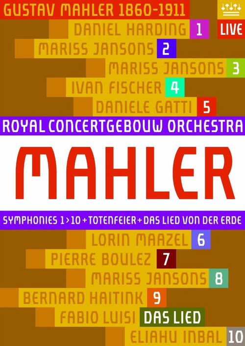 Mahler / Concertgebouw Orchestra - Complete Symphonies (1-10) - Box set (DVD)