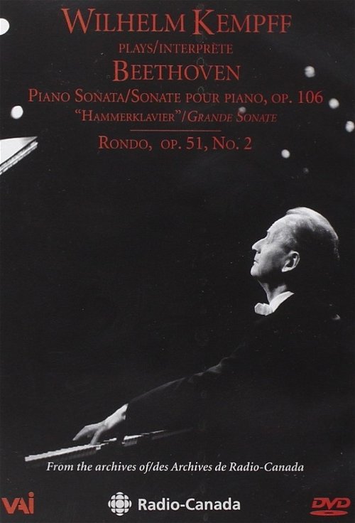 Beethoven / Wilhelm Kempff - Piano Sonata "Hammerklavier" / Rondo (DVD)