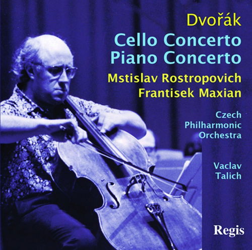 Dvorak / Czech Philharmonic / Rostropovich - Cello Concerto / Piano Concerto (CD)