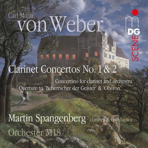 Weber / Orchester 18 / Martin Spangenberg - Clarinet Concertos 1 & 2 (SA)