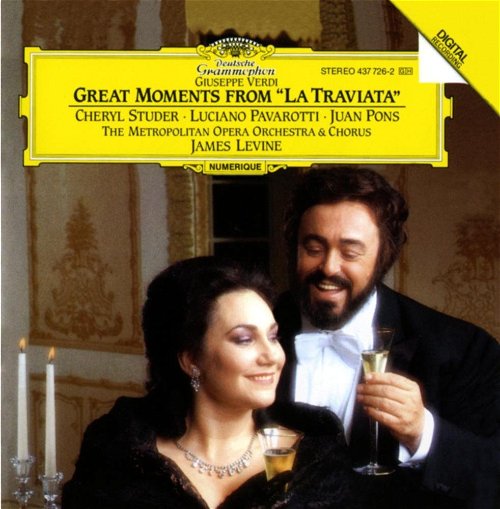 Verdi / Metropolitan Opera Orchestra / Levine / Pavarotti - La Traviata (Highlights) (CD)