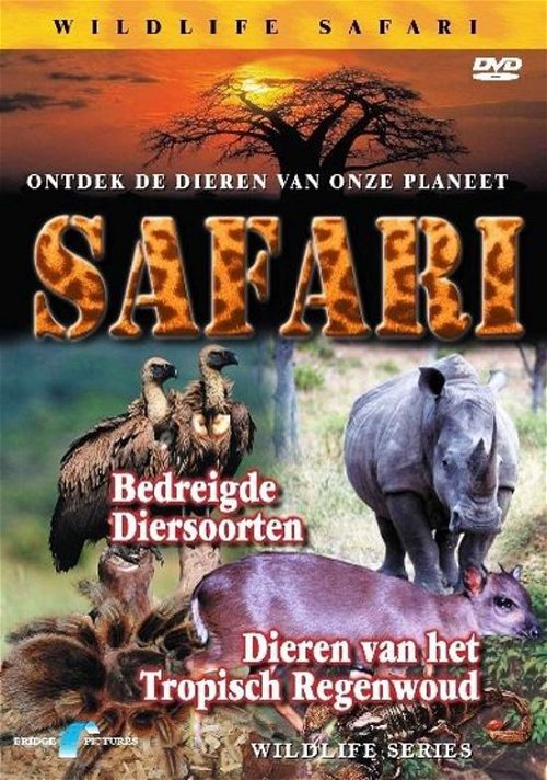 Documentary - Safari - Bedreigde Diersoorten / Dieren (DVD)