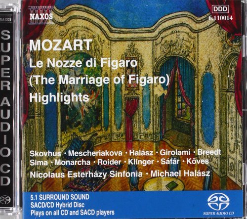 Mozart / Esterhazy Sinfonia / Halasz - Le Nozze Di Figaro (Highlights) (SA)
