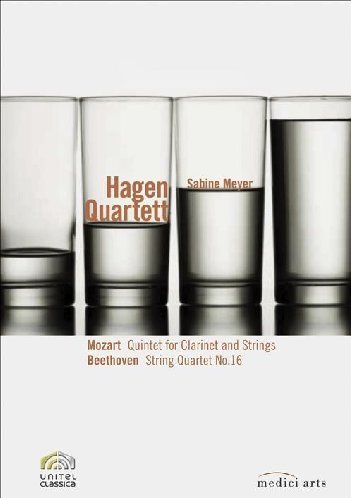 Mozart / Beethoven / Hagen Quartett / Sabine Meyer - Quintet For Clarinet / String Quartet No 16 (DVD)