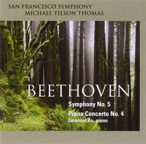 Beethoven / San Francisco Symphony / Tilson Thomas / Ax  - Symphony No 5 / Piano Concerto No 4 (SA)