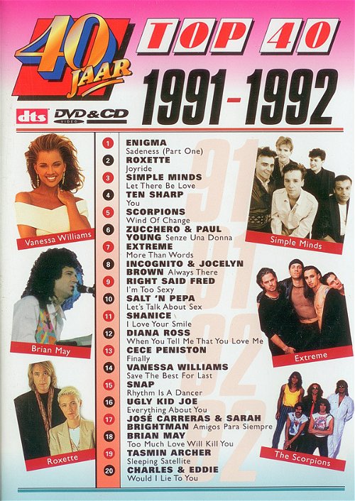 Various - 40 Jaar Top 40 - 1991-1992 (DVD)