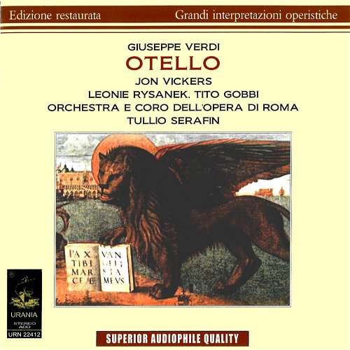 Verdi / Orchestra Dell Opera Di Roma / Serafin / Gobbi - Otello - 2CD