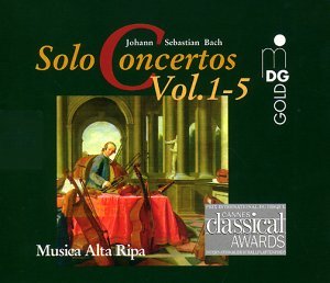 Bach / Musica Alta Ripa - Solo Concertos 1-5 - Box set (CD)