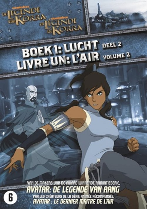 Animation - Legend Of Korra Boek 1:Lucht Deel 2 (DVD)
