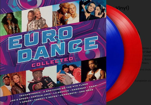 Various - Eurodance Collected (Blue and Red Vinyl) - 2LP (LP)