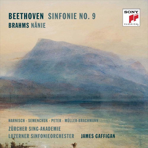 Ludwig van Beethoven / Johannes Brahms / Rachel Harnisch / Ekaterina Semenchuk / Hanno Müller-Brachmann / Mauro Peter / Zürcher Sing-Akademie / Luzerner Sinfonieorchester / James Gaffigan - Symphony No. 9 / Nänie (CD)