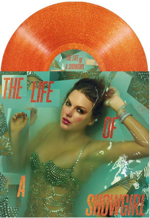 Taylor Swift - The Life Of A Showgirl: Sweat And Vanilla Perfume Portofino (Orange Glitter Vinyl) (LP)