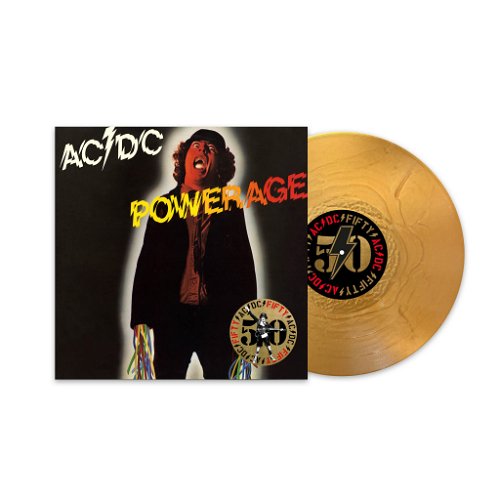 AC/DC - Powerage (Gold metallic coloured vinyl) (LP)