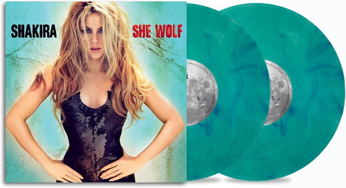 Shakira - She Wolf (Turquoise Vinyl) - 2LP (LP)