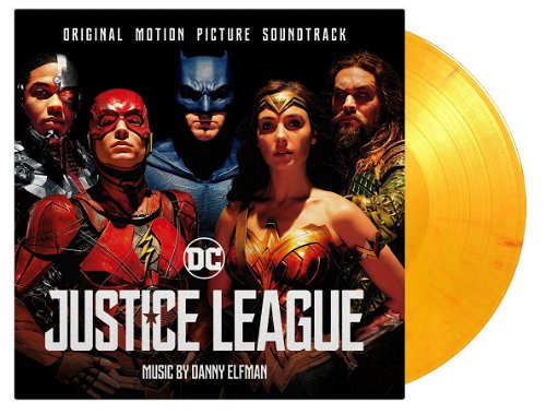 OST / Danny Elfman - Justice League (Flaming Vinyl) - 2LP(LP)