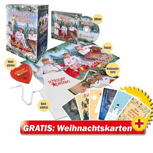 Die Schlagerpiloten - Weihnachten Das Ganze Jahr (Fanbox) (CD)