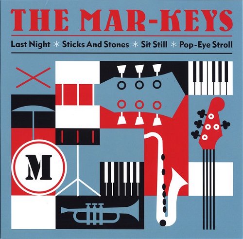 The Mar-Keys - Last Night / Sticks And Stones / Sit Still / Pop-Eye Stroll (Red vinyl) - Record Store Day 2020 / RSD20 Aug (MV)