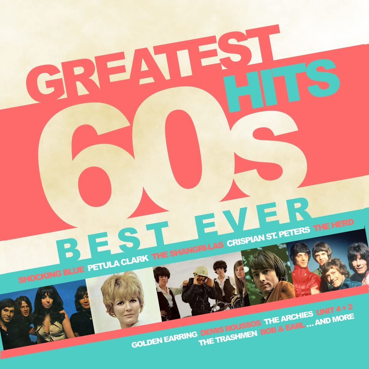 Various - Greatest 60s Hits Best Ever (Turquoise Vinyl) (LP)