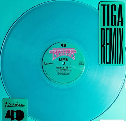 Lime - Angel Eyes (Tiga Remix) - Coloured vinyl (MV)