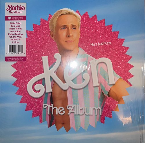 OST - Barbie The Album (Ken Cover) / Blue & pink splatter vinyl - Indie Only (LP)