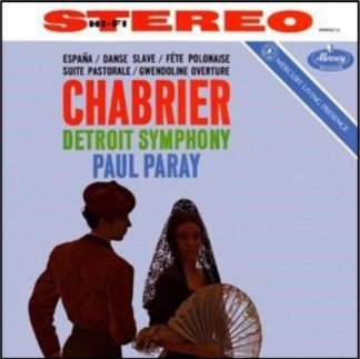 Detroit Symphony Orchestra / Paul Paray - The Music Of Chabrier (LP)