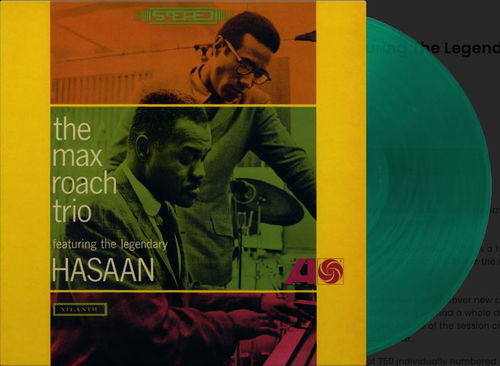 Max Roach Trio - The Max Roach Trio Featuring The Legendary Hasaan (Green Vinyl) (LP)