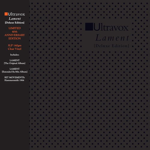 Ultravox - Lament - 40th anniversary (5LP Clear Vinyl) (LP)