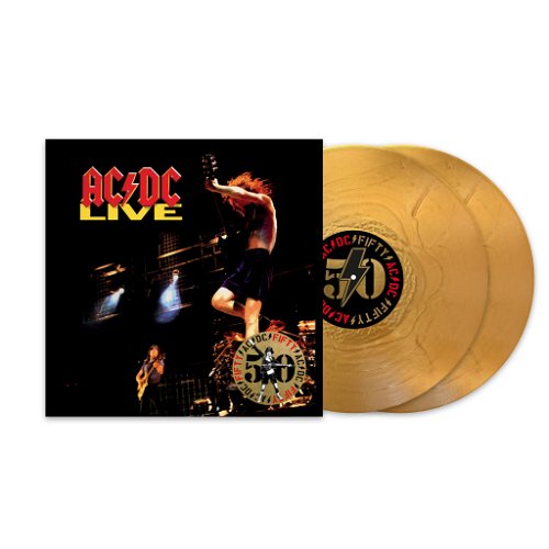 AC/DC - Live (Gold metallic coloured vinyl) - 2LP (LP)