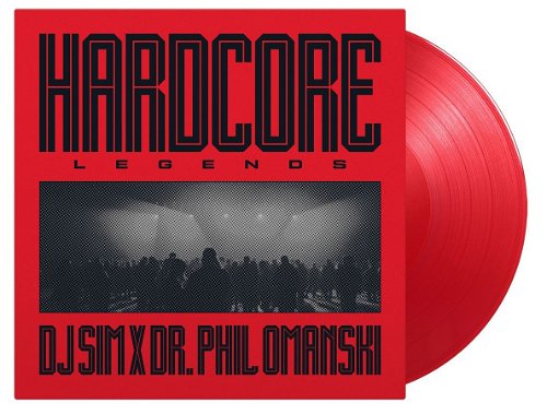 DJ Sim X Dr. Phil Omanski - Hardcore Legends (Translucent red vinyl) (LP)
