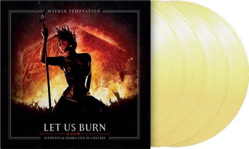 Within Temptation - Let Us Burn: Elements & Hydra Live In Concert (White & yellow marbled vinyl) - 4LP (LP)