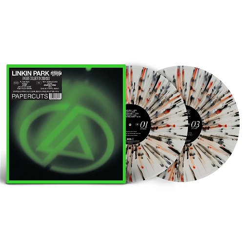 Linkin Park - Papercuts - Singles Collection 2000-2023 (Black & red splatter vinyl) - 2LP (LP)