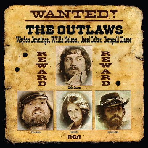 Waylon Jennings / Willie Nelson / Jessi Colter / Tompall Glaser - Wanted! The Outlaws (LP)
