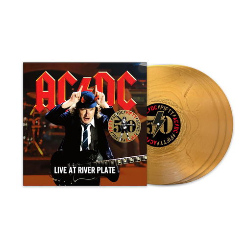 AC/DC - Live At River Plate (Gold coloured vinyl) - 50th anniversary - 3LP (LP)