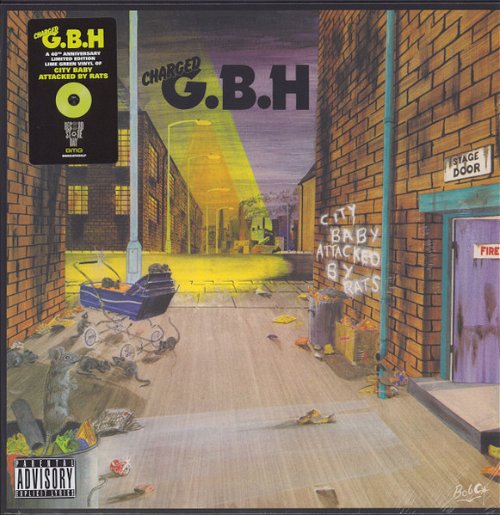 G.B.H. - City Baby Attacked By Rats (Green vinyl) - RSD22 Drop 2 (LP)
