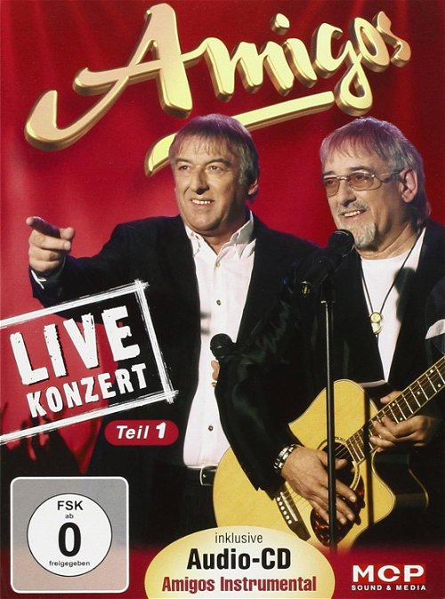 Amigos - Live Konzert 1 +Audio CD (DVD)