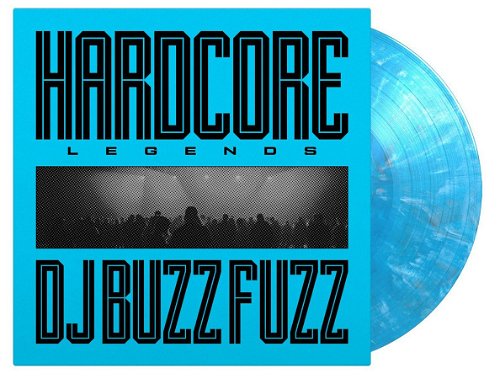 DJ Buzz Fuzz - Hardcore Legends (Blue, white & black marbled vinyl) (LP)