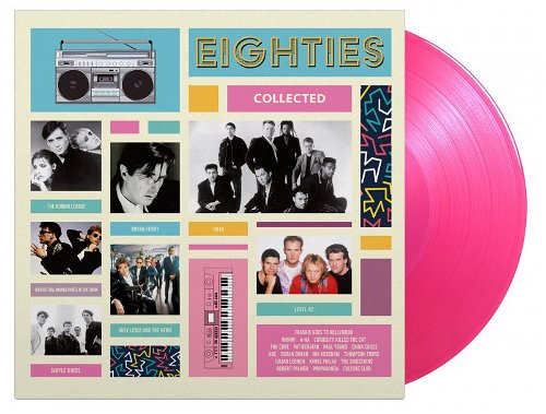Various - Eighties Collected (Magenta Coloured vinyl) - 2LP (LP)