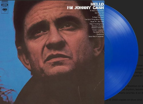 Johnny Cash - Hello, I'm Johnny Cash (Blue Vinyl) (LP)